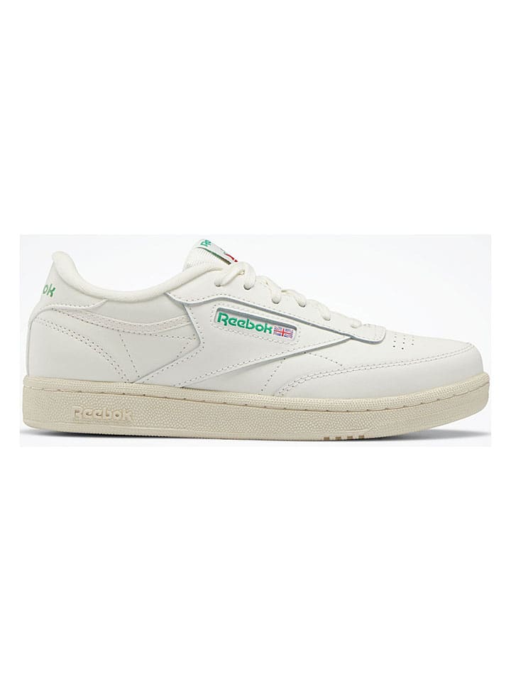 Sneakersy "Club C" w kolorze kremowym