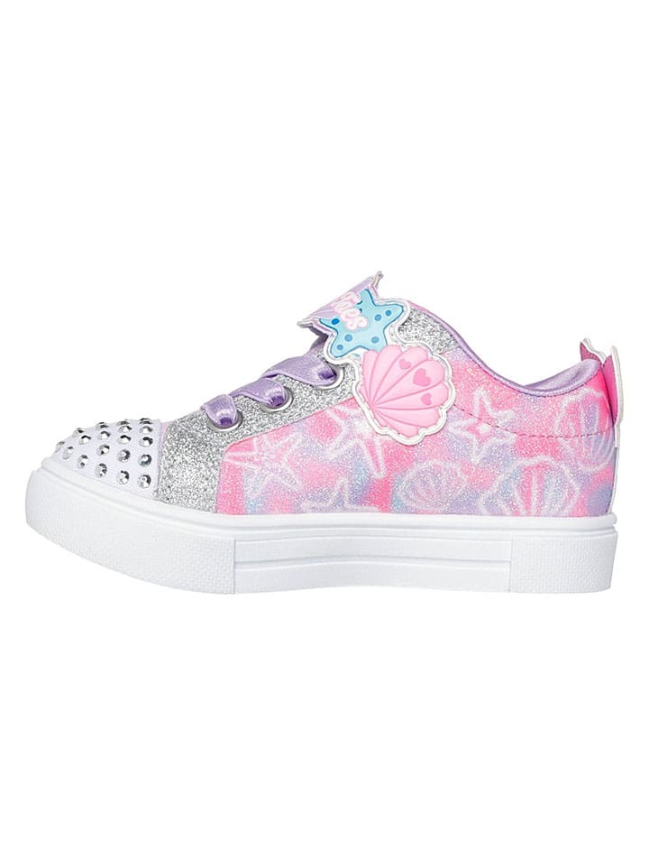 Sneakersy "Twinkle Sparks-Underwater Magic" w kolorze jasnoróżowym
