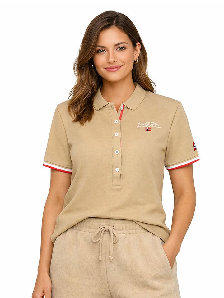 Poloshirt "Kryptonite" beige