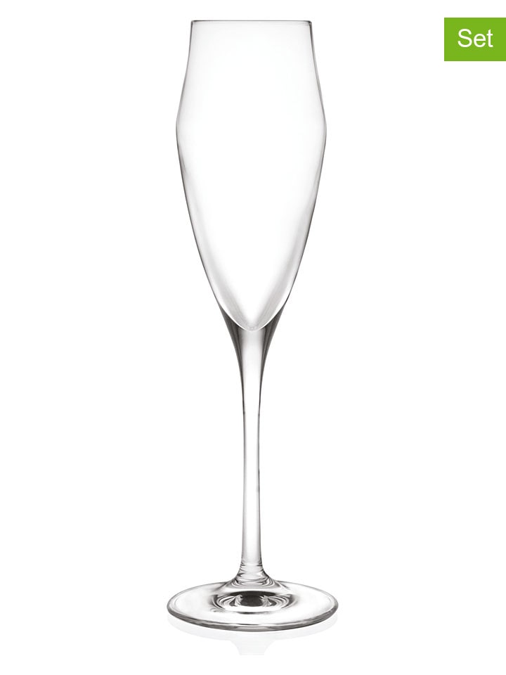 Kieliszki (6 szt.) "Ego" do szampana - 180 ml