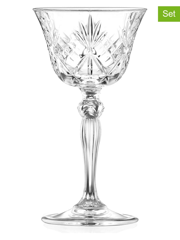 Kieliszki koktajlowe (6 szt.) "Melodia" - 160 ml