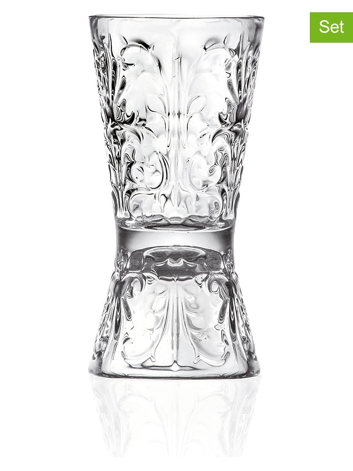 Podwójne kieliszki (6 szt.) "Tattoo" - 60 ml
