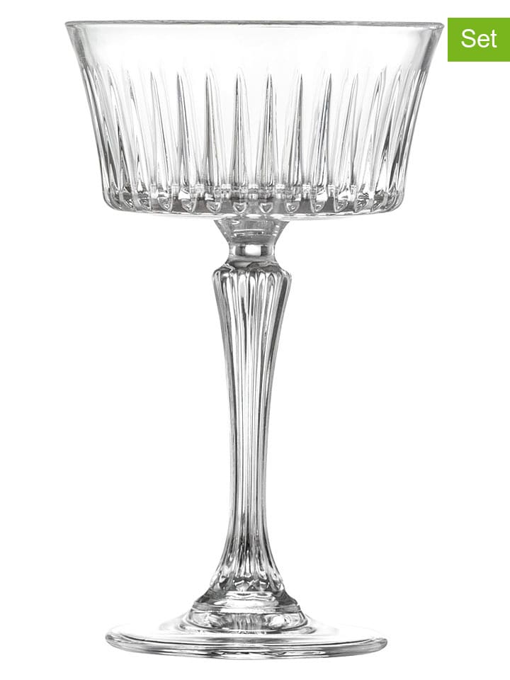 Kieliszki (6 szt.) "Timeless" do szampana - 260 ml