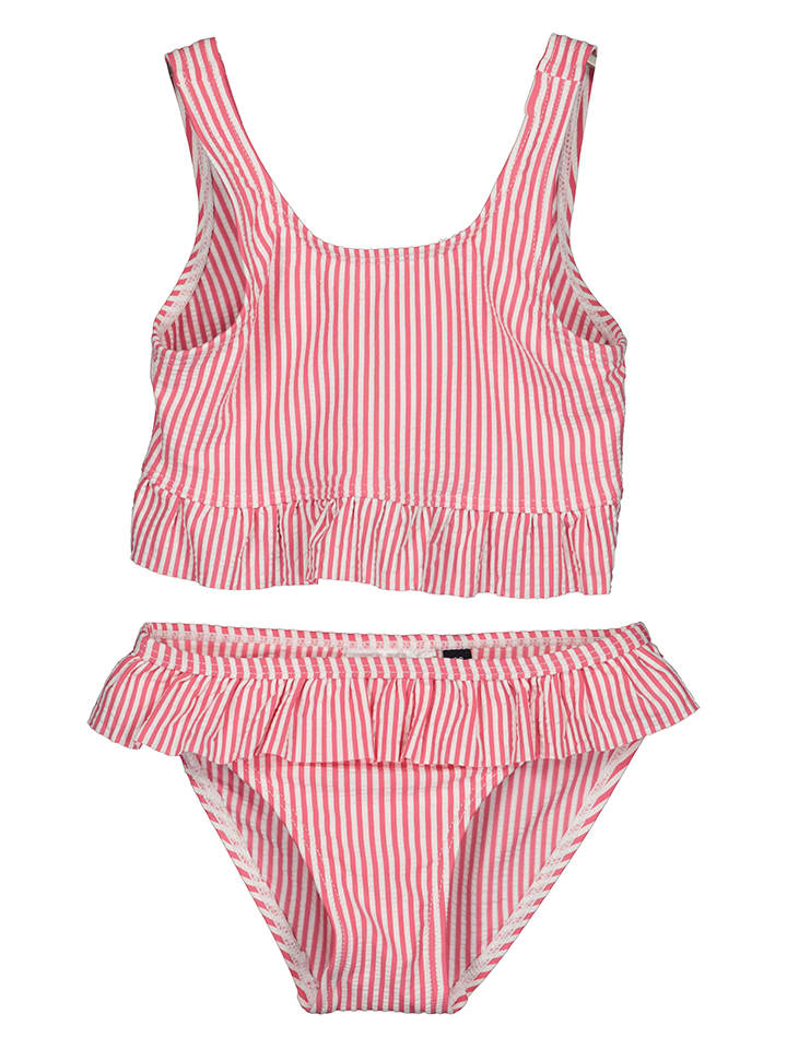 Bikini w kolorze czerwono-białym