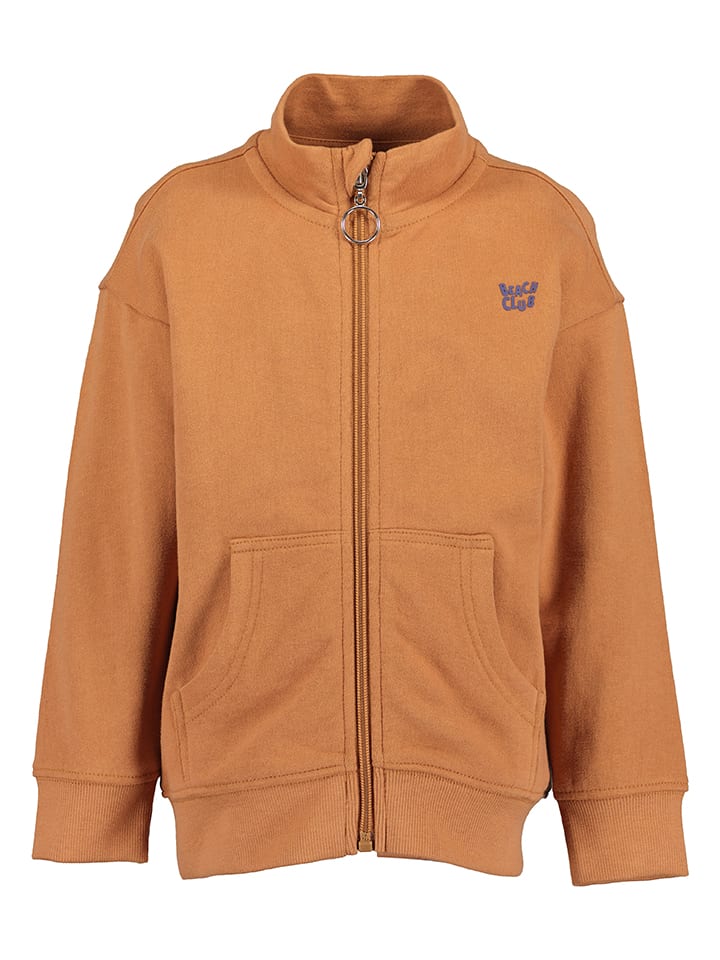 Sweatjacke in Orange