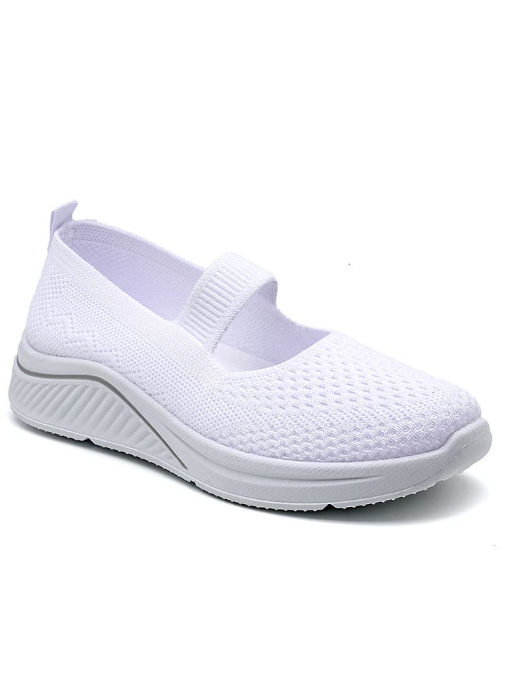 Slippersy w kolorze białym