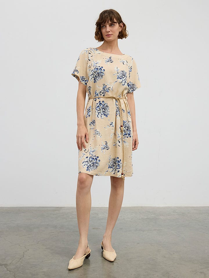 Kleid in Beige