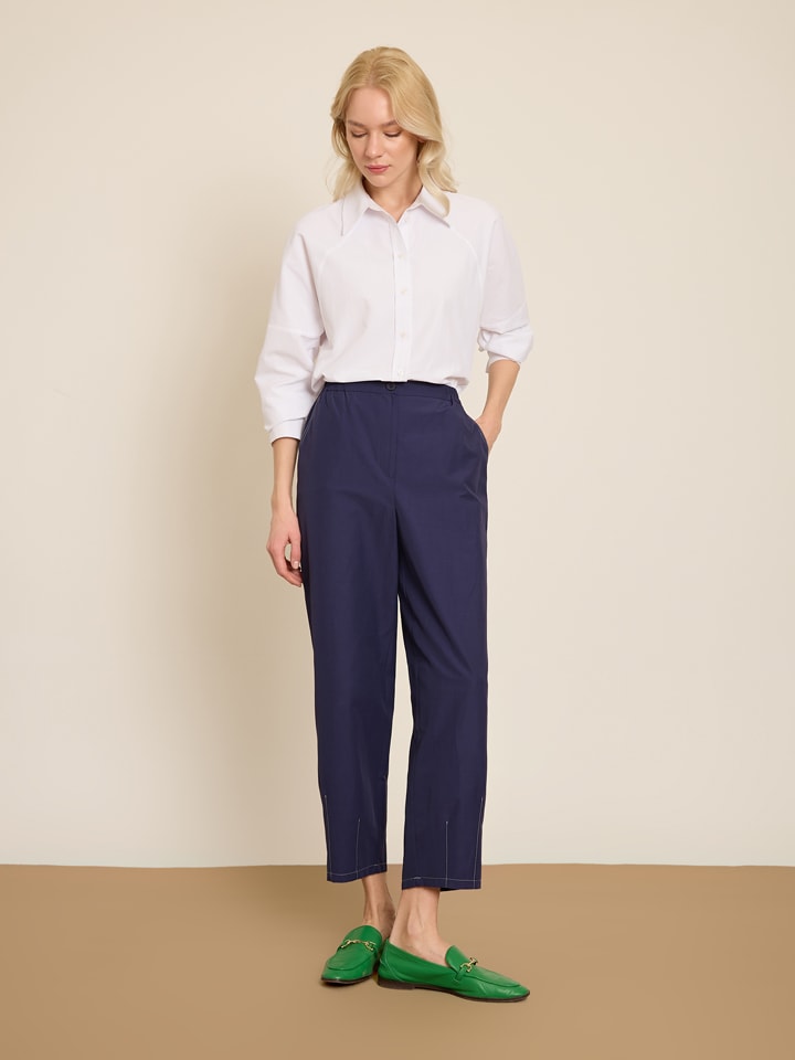 Broek donkerblauw