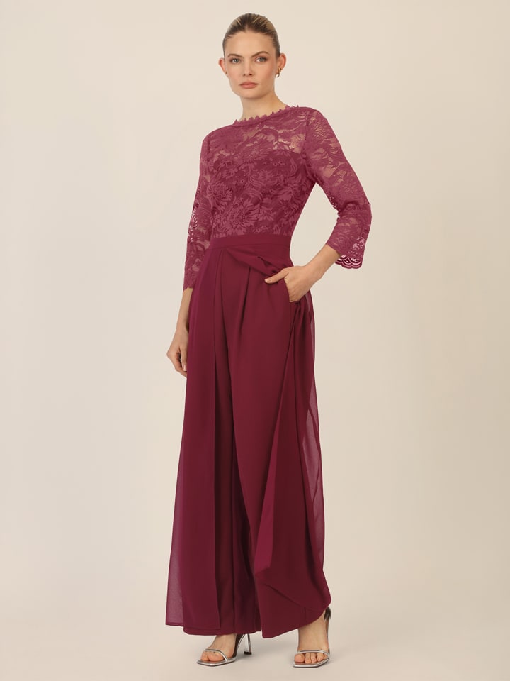 Jumpsuit in Bordeaux