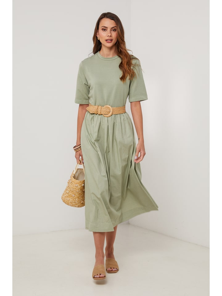 Sukienka w kolorze khaki