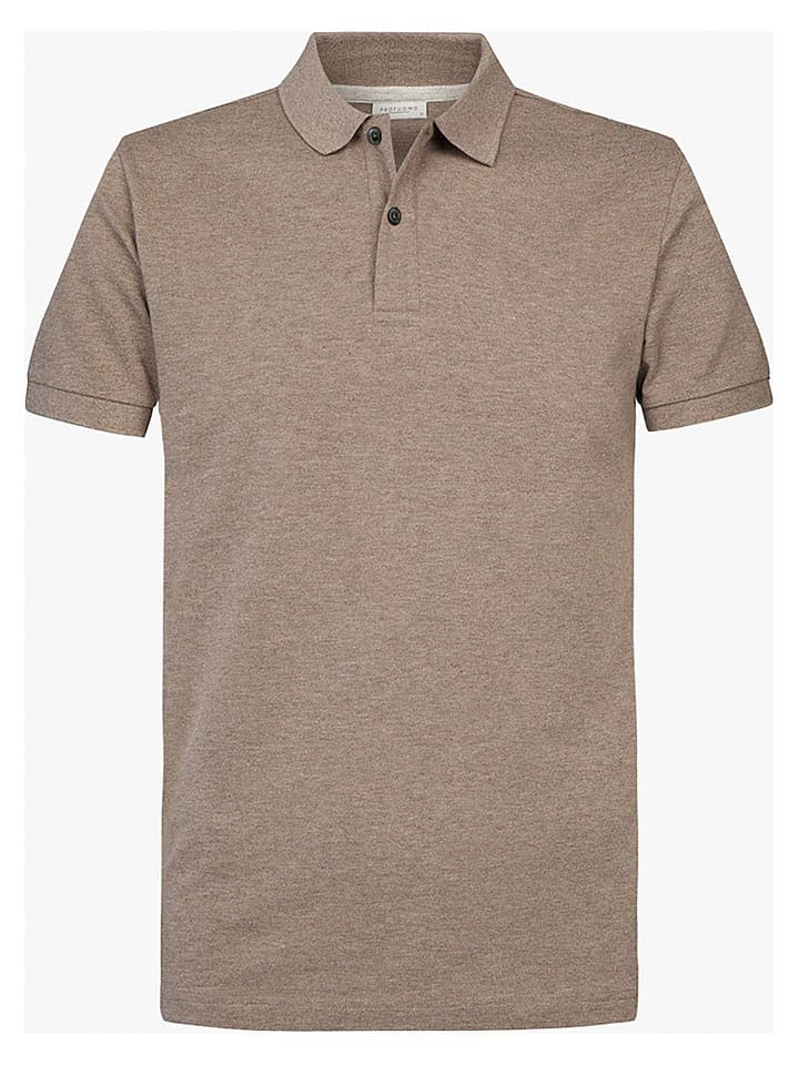 Poloshirt taupe