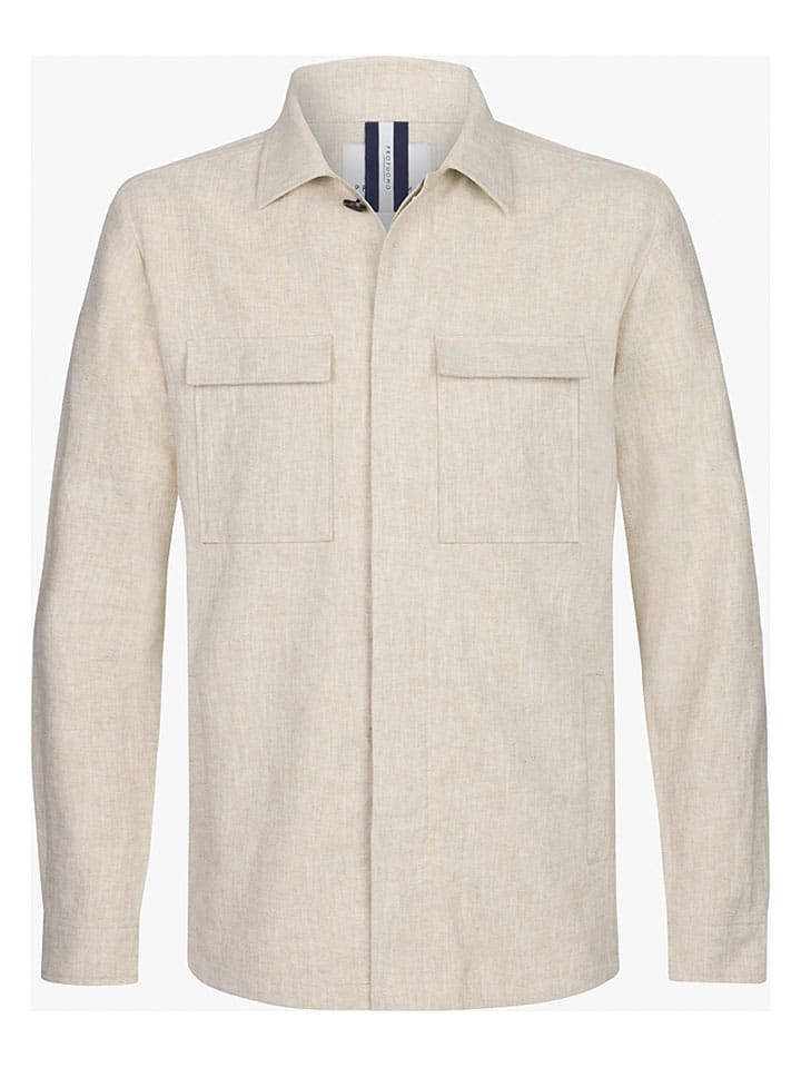 Hemdjacke in Beige