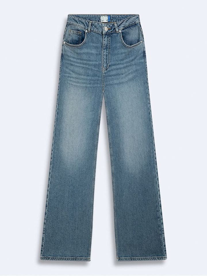 Jeans "Danica" - Wide leg - in Blau