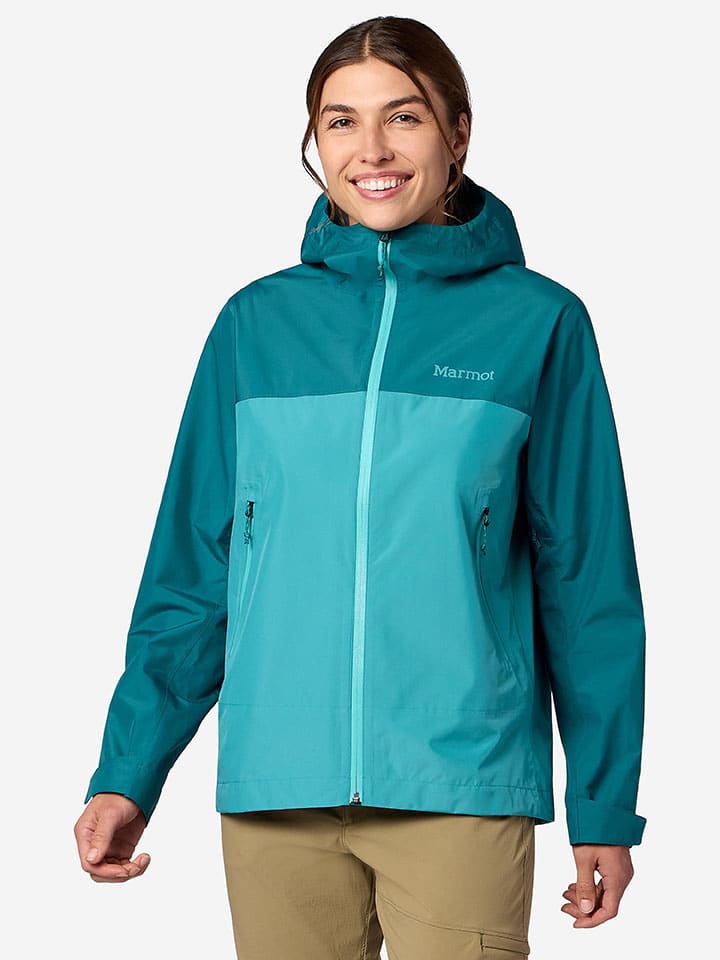 Regenjacke "Minimalist Pertex" in Türkis