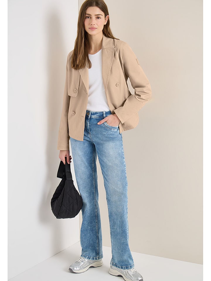 Trenchjacke in Beige
