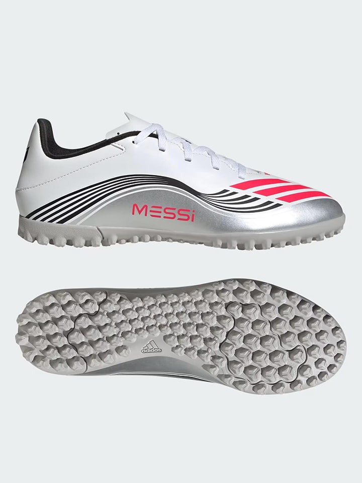 Multinocken-Fußballschuhe "F50 Messi Club TF" in Weiß