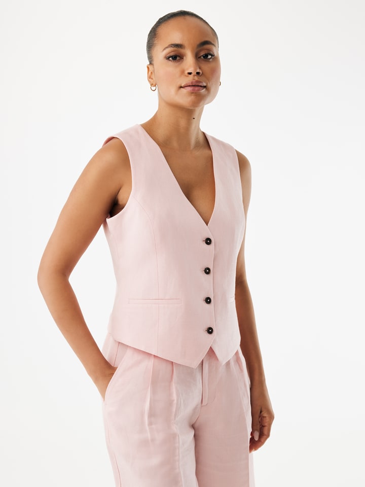 Weste in Rosé