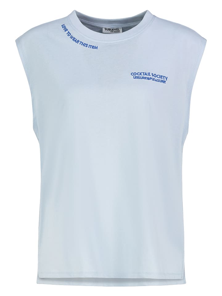 Top in Hellblau