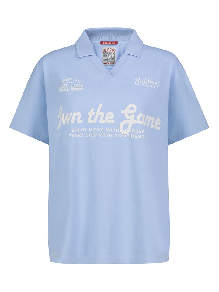 Shirt in Hellblau