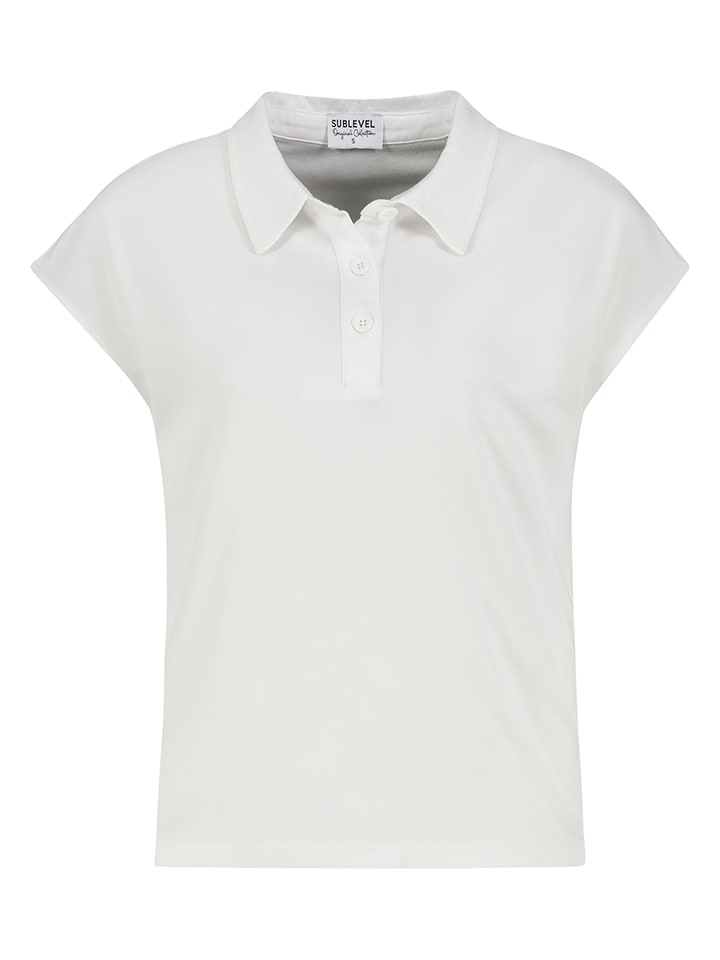 Koszulka polo w kolorze białym