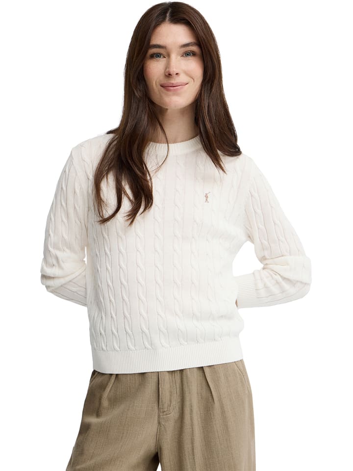 Sweter w kolorze białym