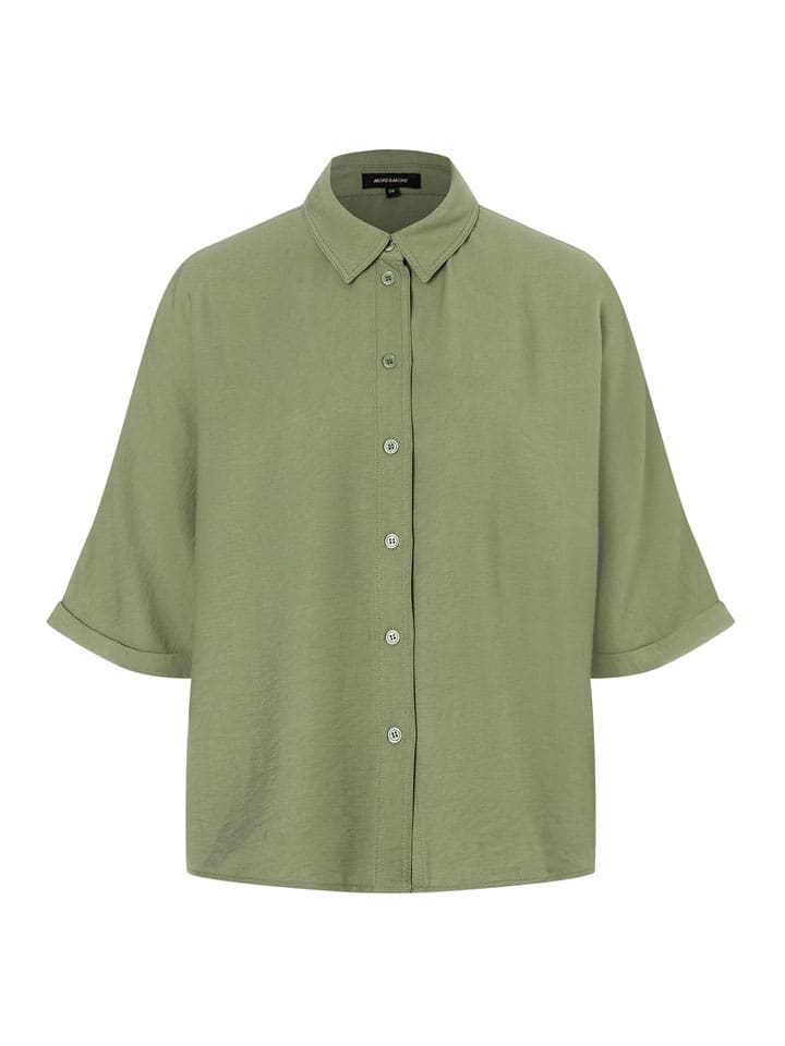 Bluse in Oliv