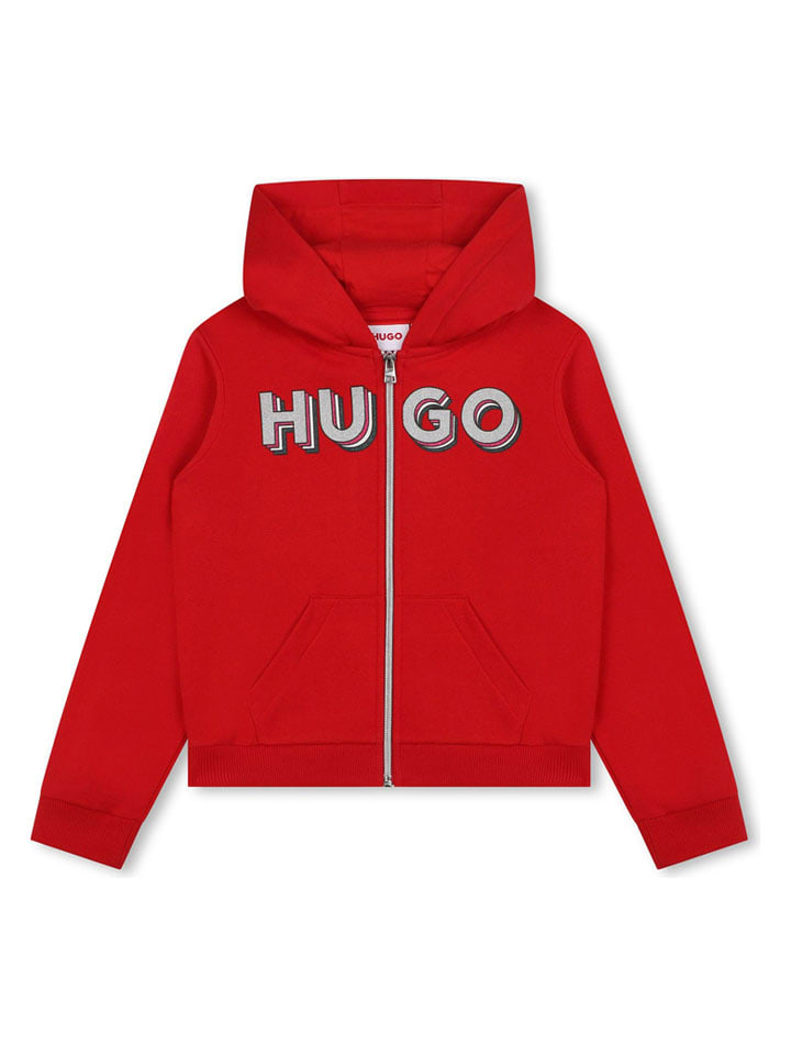Sweatjacke in Rot