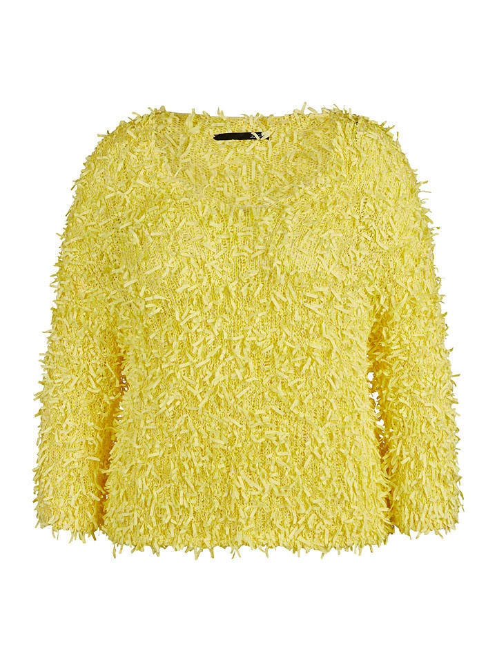Sweter w kolorze żółtym