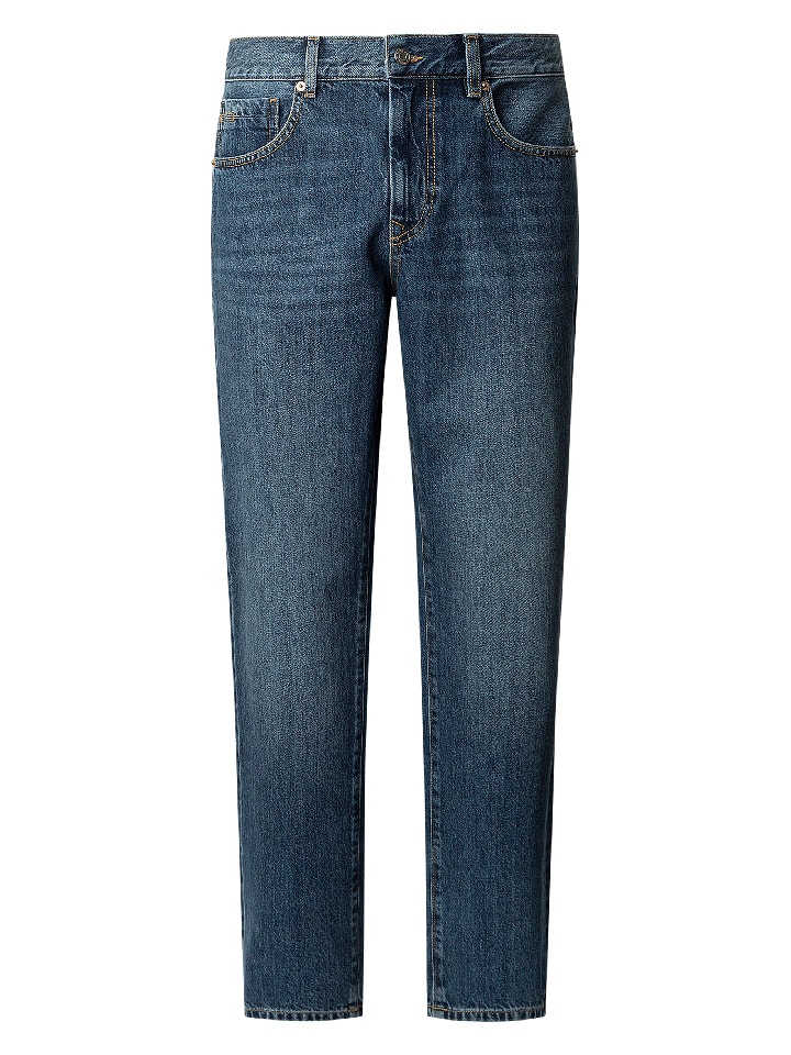 Spijkerbroek "Camden" - tapered fit - donkerblauw