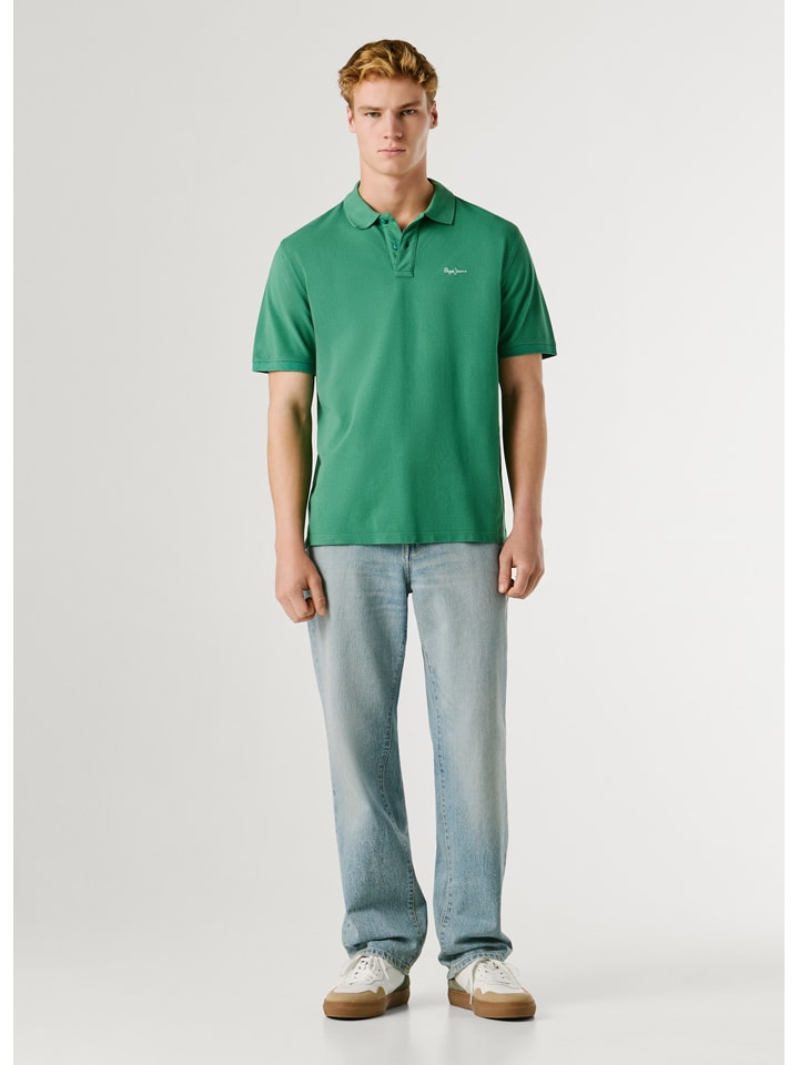 Koszulka polo "Oscar" w kolorze zielonym