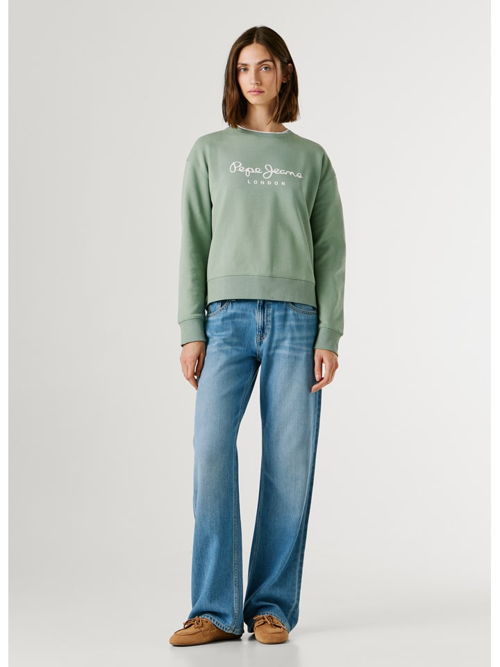 Sweatshirt "Maty" in Grün