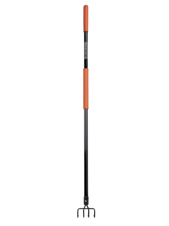 Gartengabel in Schwarz/ Orange