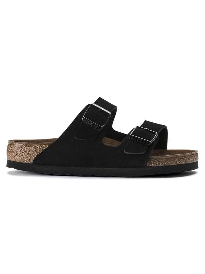Skórzane klapki "Arizona SFB" w kolorze czarnym