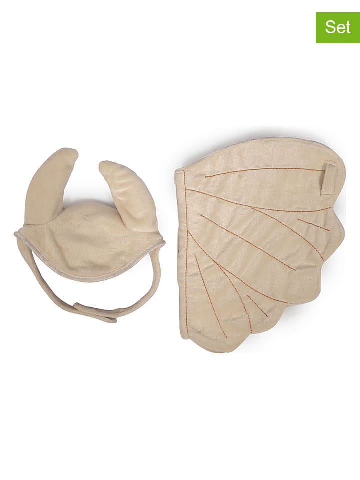 Zubehör-Set für Steckenpferde in Beige - ab 3 Jahren