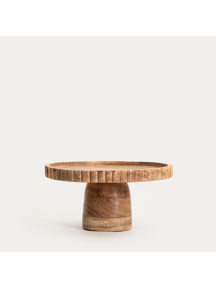 Etagere ''Linea'' in Hellbraun - (H)12 x Ø 25 cm