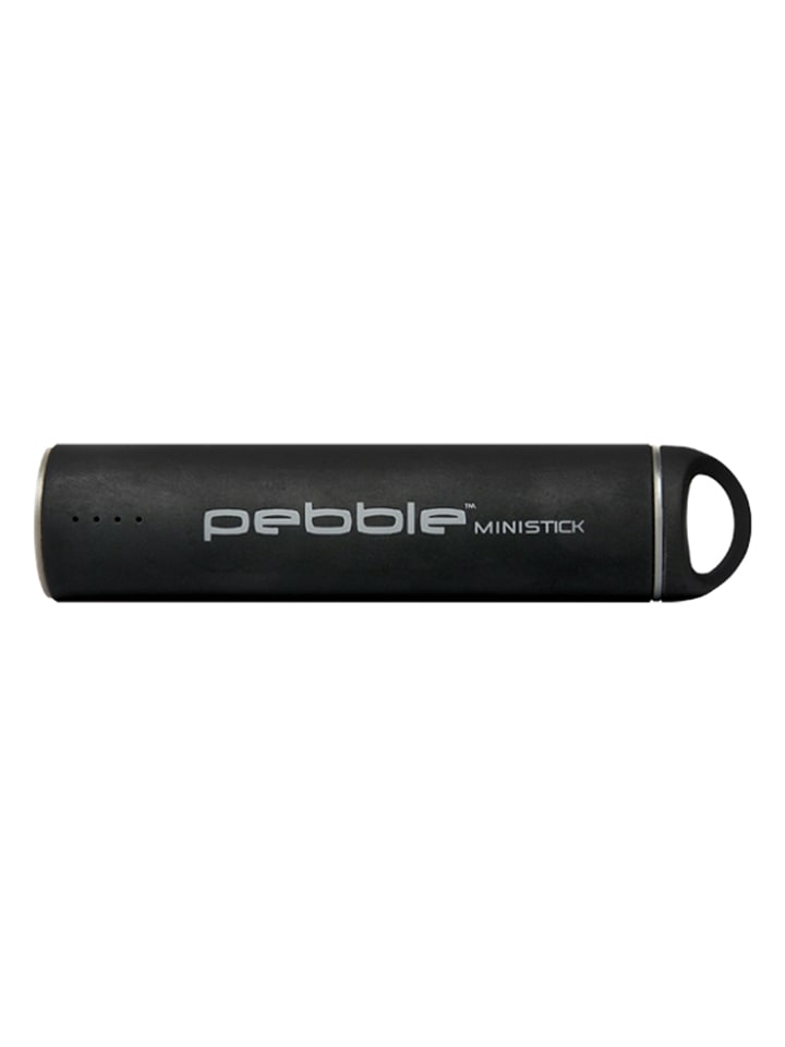 Powerbank ''Pebble Ministick'' zwart - 2.200 mAh