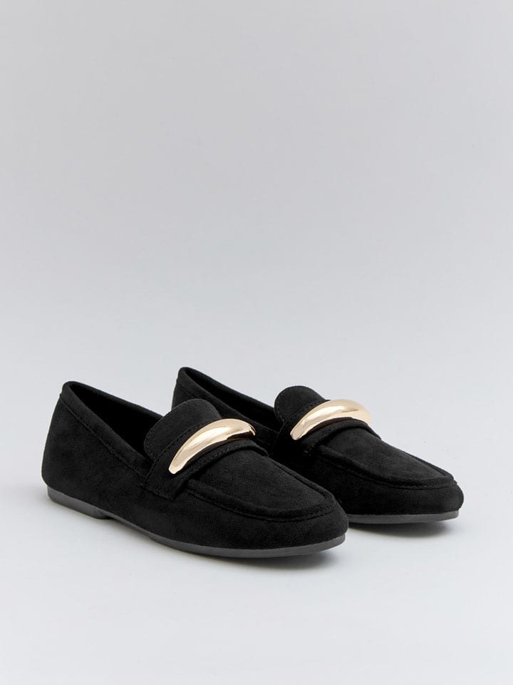 Mokassins in Schwarz