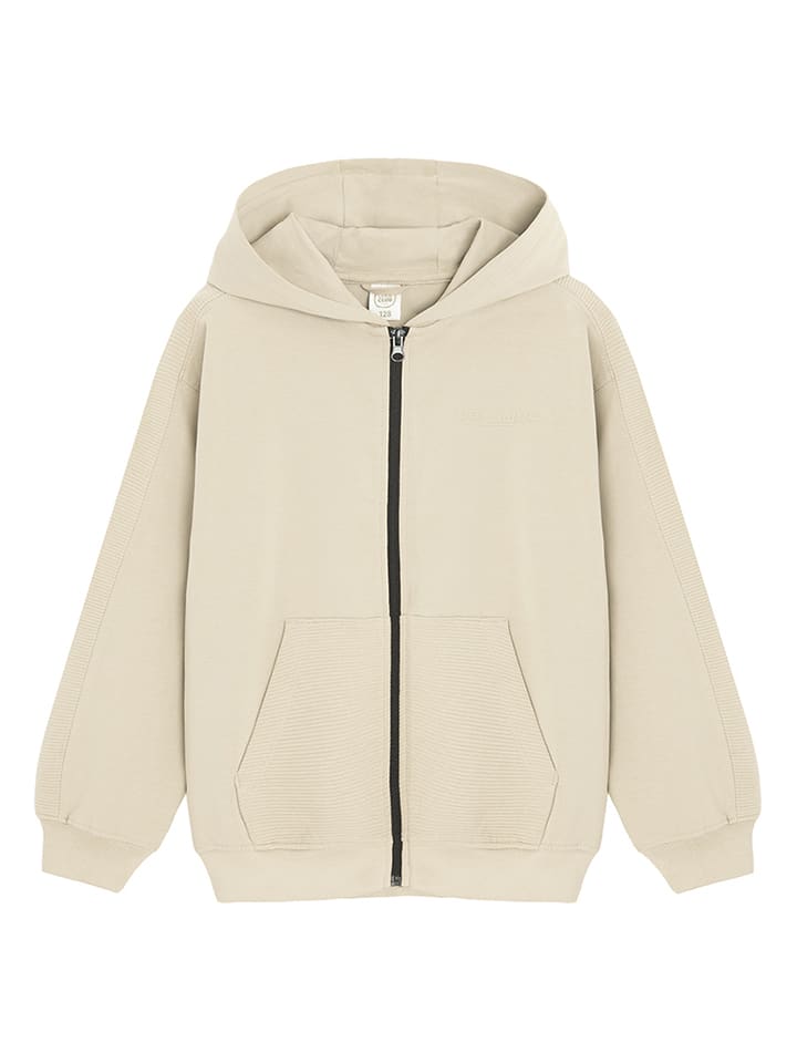 Sweatjacke in Beige