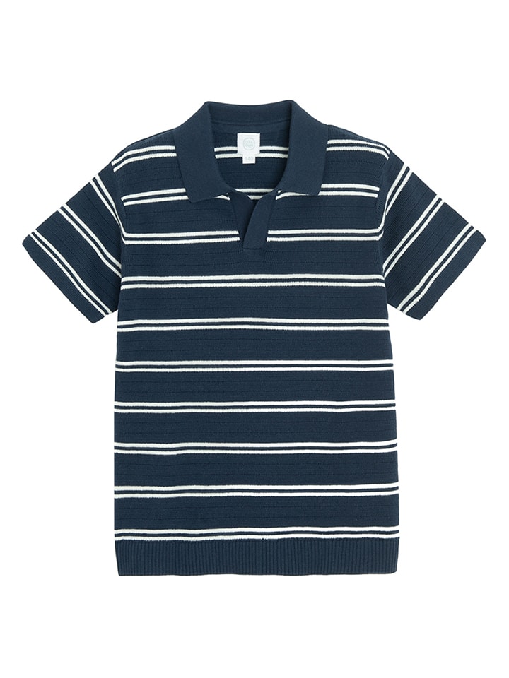 Koszulka polo w kolorze granatowym