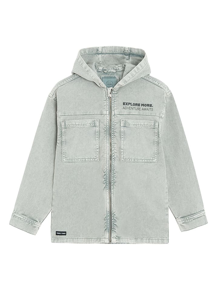 Jeansjacke in Grau
