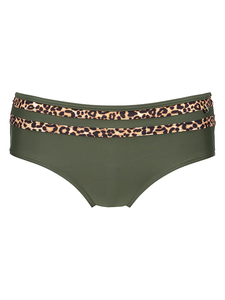 Figi bikini w kolorze khaki