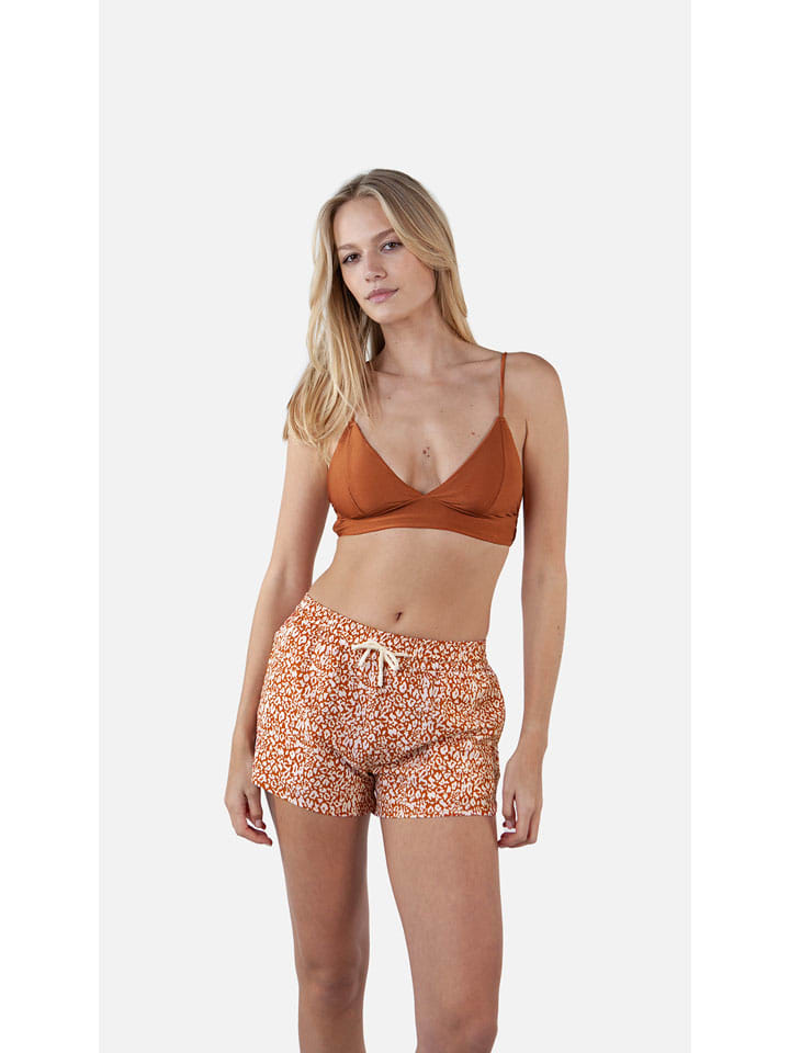 Badeshorts "Joogi" in Terrakotta