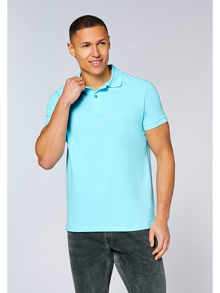 Koszulka polo "Marsa" w kolorze błękitnym