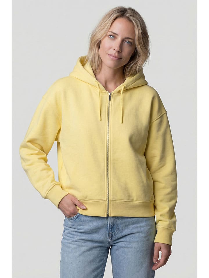 Sweatjacke "Liv" in Gelb