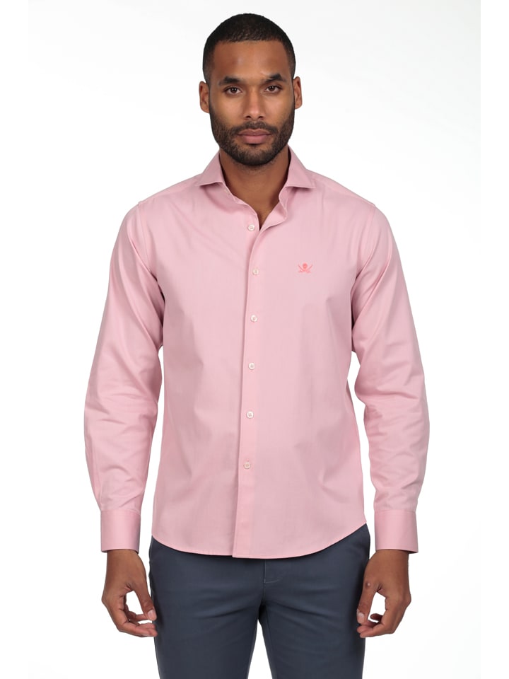 Hemd - Regular fit - in Rosa
