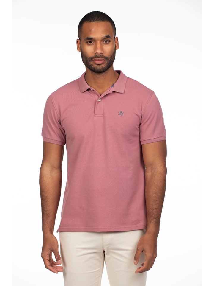Koszulka polo w kolorze jasnoróżowym