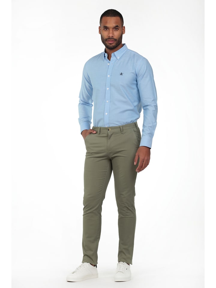 Spodnie chino w kolorze khaki