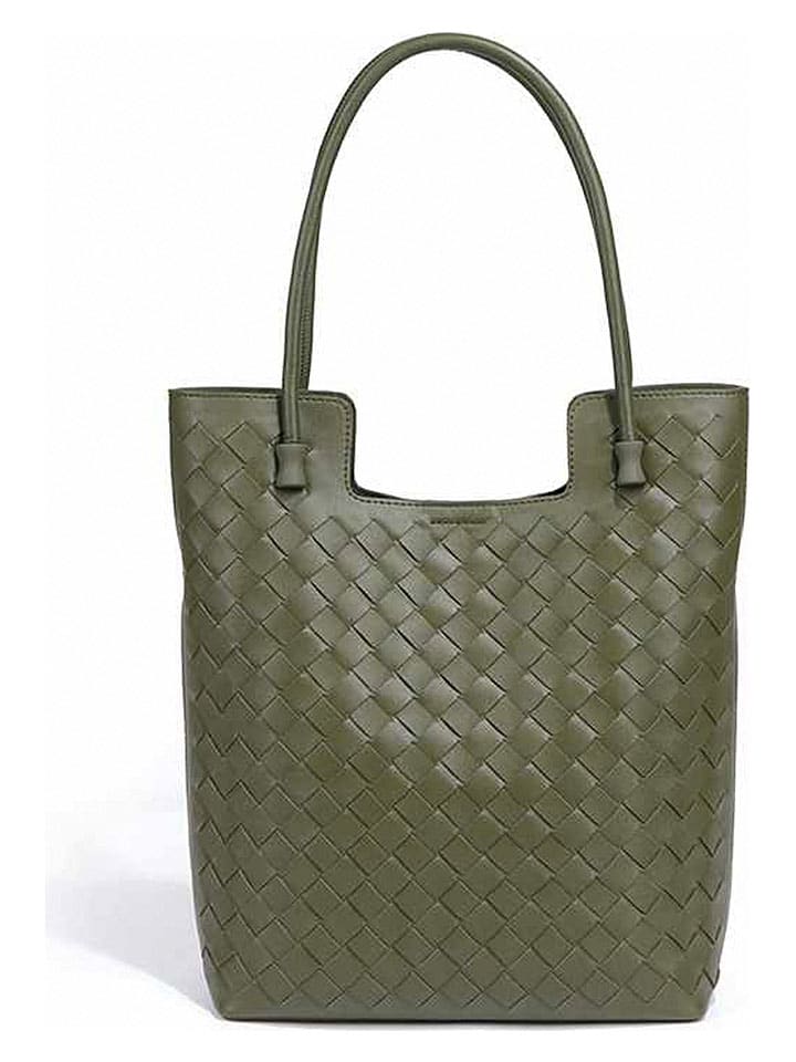 Schultertasche in Khaki - (B)24 x (H)32 x (T)9 cm