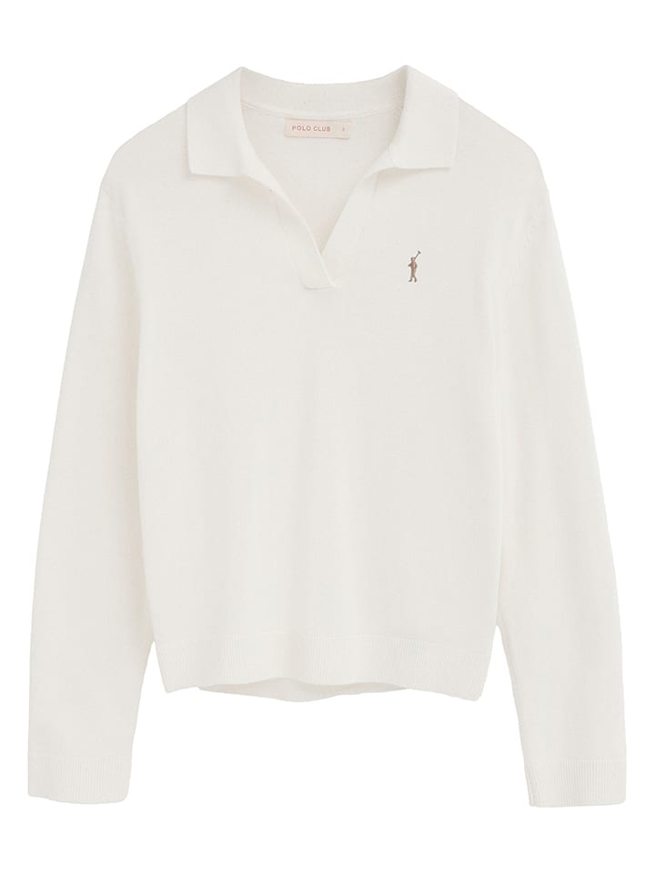 Sweter w kolorze białym