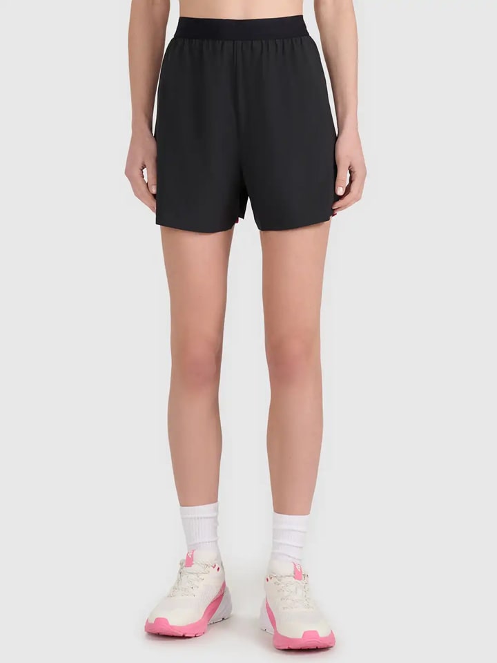 Trainingsshort zwart/roze